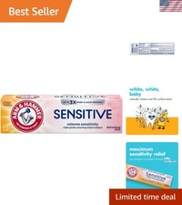Set of 4 Fluoride-Free Sensitive Teeth Toothpaste - Mint Flavor, 4.5 oz