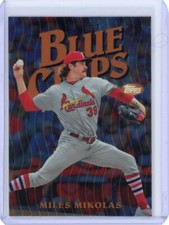 2019 TOPPS FINEST BLUE CHIPS MILES MIKOLAS #FBC-MM CARDINALS MINT 