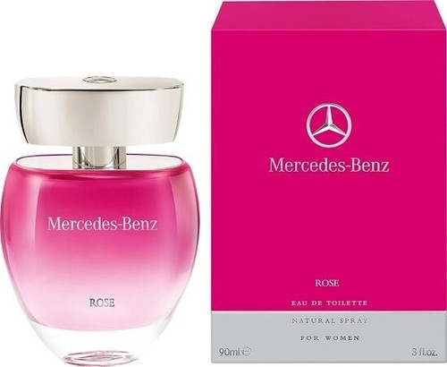 Mercedes Benz Rose 3 Fl oz /90 ml EDT Spray Women New In Box Perfume Original - 第 1/1 張圖片