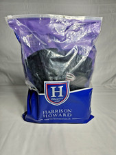 Harrison Howard Essential Horse Polo Leg Wraps Soft Fleece Leg Bandage Black