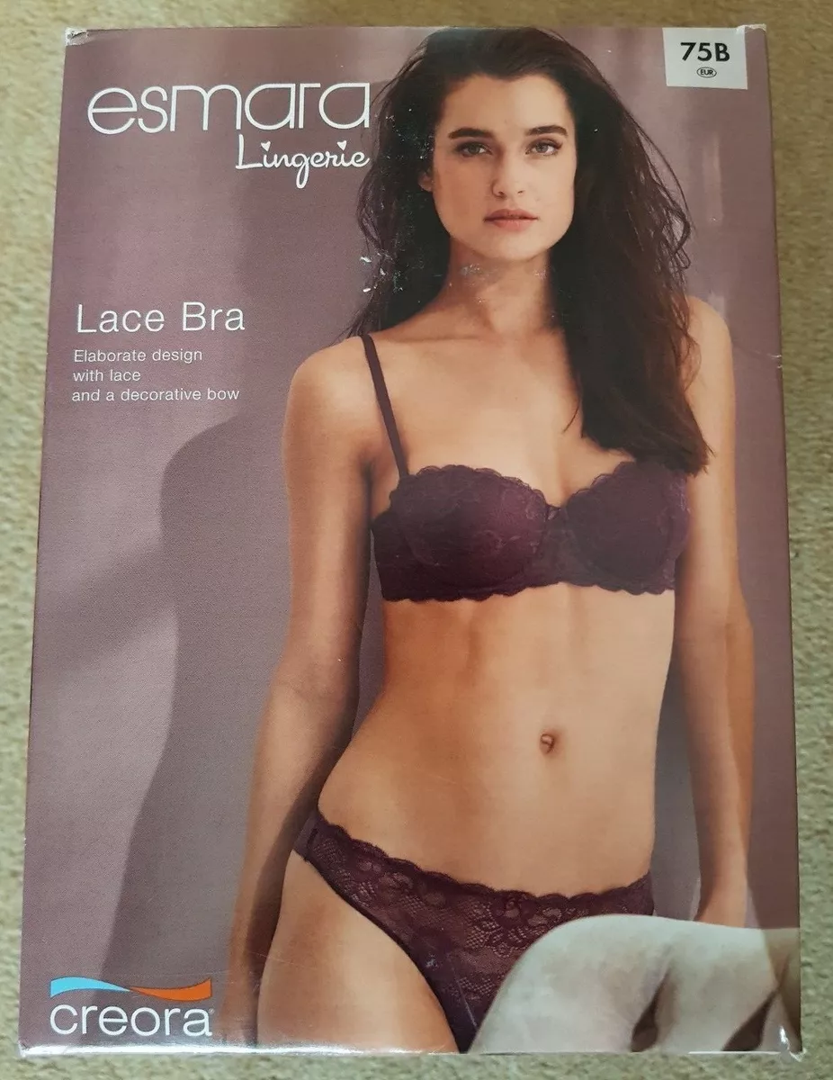 Esmara Lingerie Lace Bra with decorative bow Size 75B (EUR) Brand