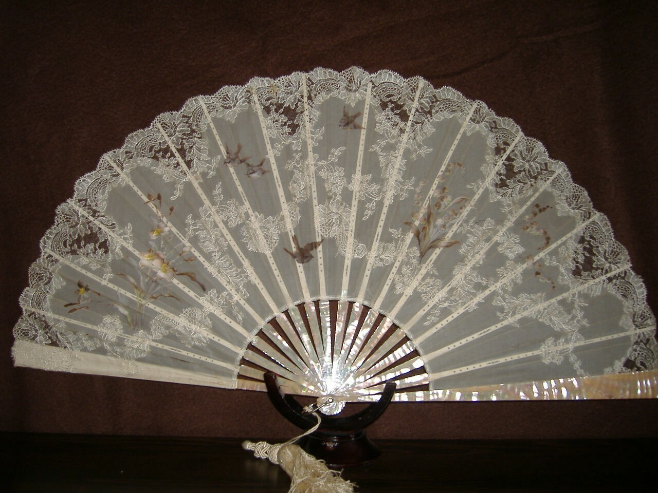 Abanico antiguo " PERICON "