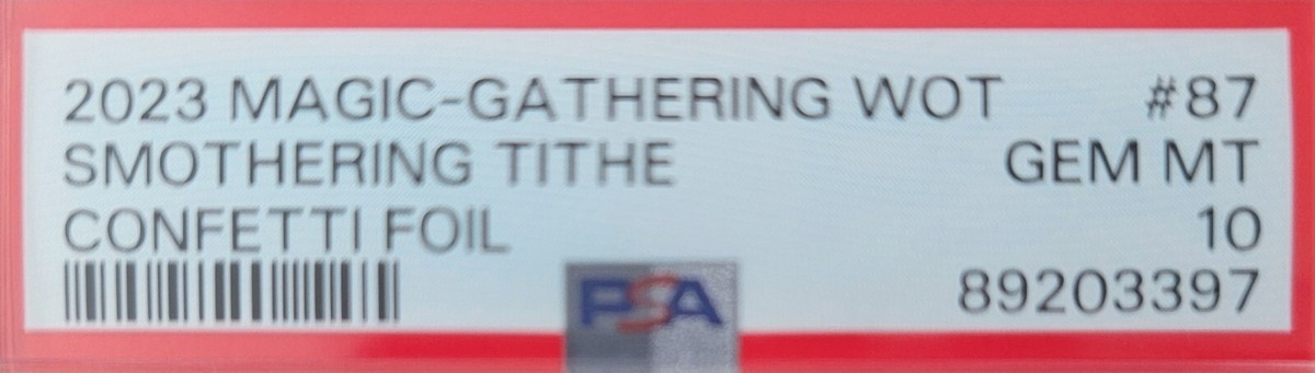 Smothering Tithe (Anime Borderless) (Confetti Foil) Wilds of