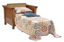 Custom Made | Arts & Crafts | Stickley Style | Prairie Sleeper CHAIR | USA Made!