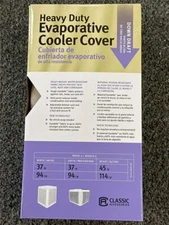 ^ Classic Accessories Heavy Duty Evaporative Cooler Cover 37" W x 37" D x 45" H