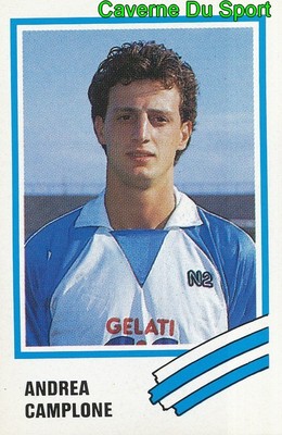 209 ANDREA CAMPLONE ITALIEN PESCARA STICKER FUSSBALL 89 EUROFLASH