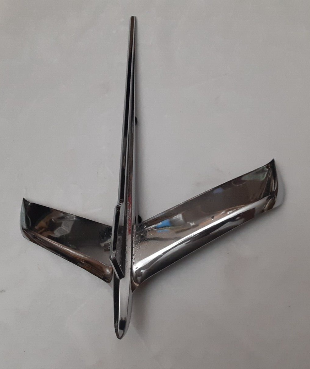 1 )Vintage 1956 Plymouth Fury Belvedere Chrome Hood Ornament Mopar