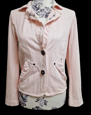 MARC CAIN SPORTS Damen Jacke Baumwolle Sweatjacke rosa Gr. N3 (38) TOP