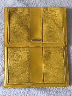 Burberry Nova Check Lined iPad Case, Yellow