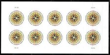 Christmas Card Compass Rose international 10 pcs - New