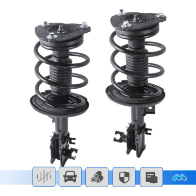 Box(2) Front Struts Shocks W/Coil Spring For 2009-2014 Nissan Maxima 3.5L FWD