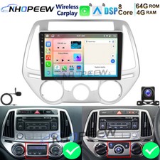 8-Kern 4+64GB Android 15 Autoradio GPS NAVI Carplay Für Hyundai i20 PB 2012-2014