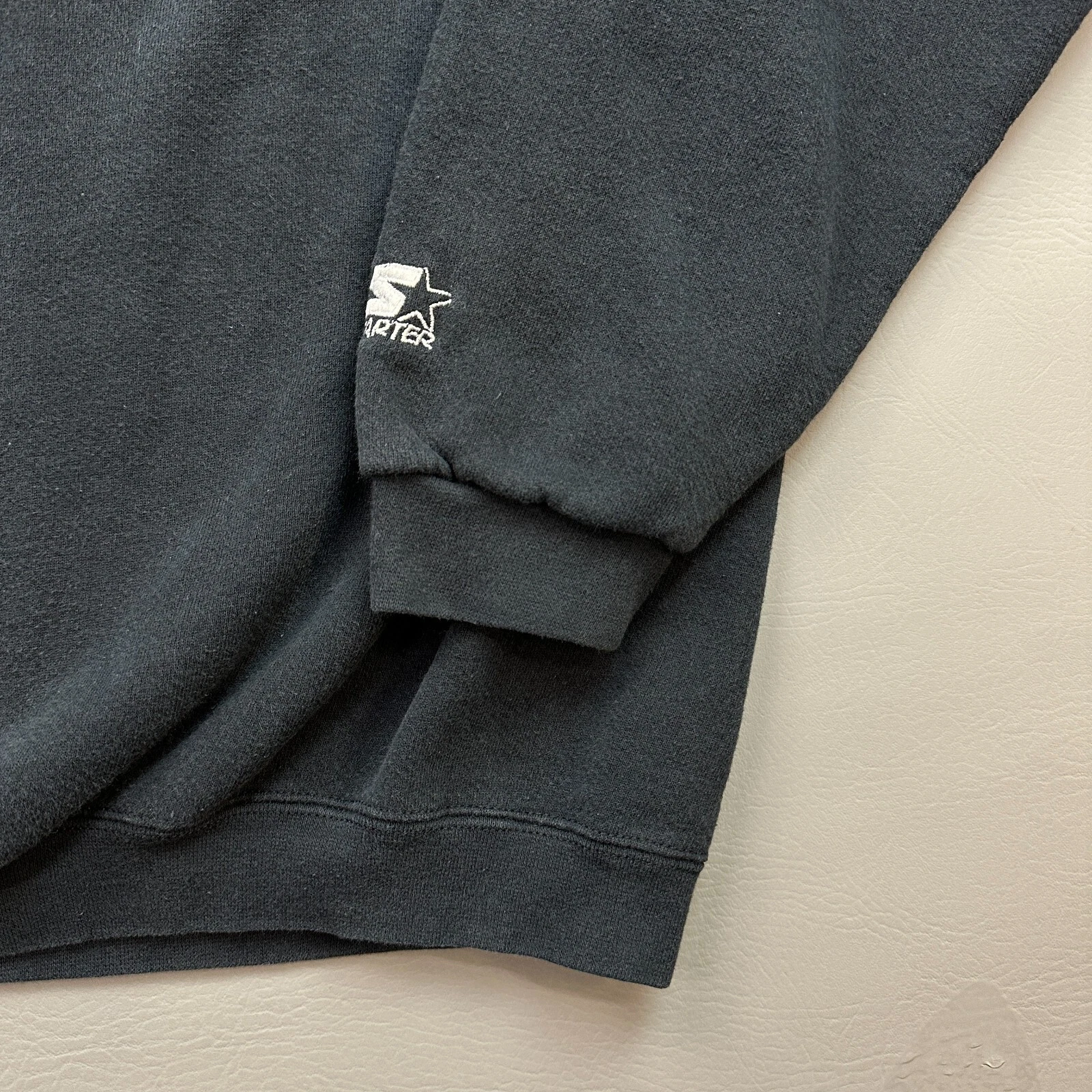 Vintage Atlanta Falcons Sweatshirt Mens XL Black Starter Pullover USA Made 90s