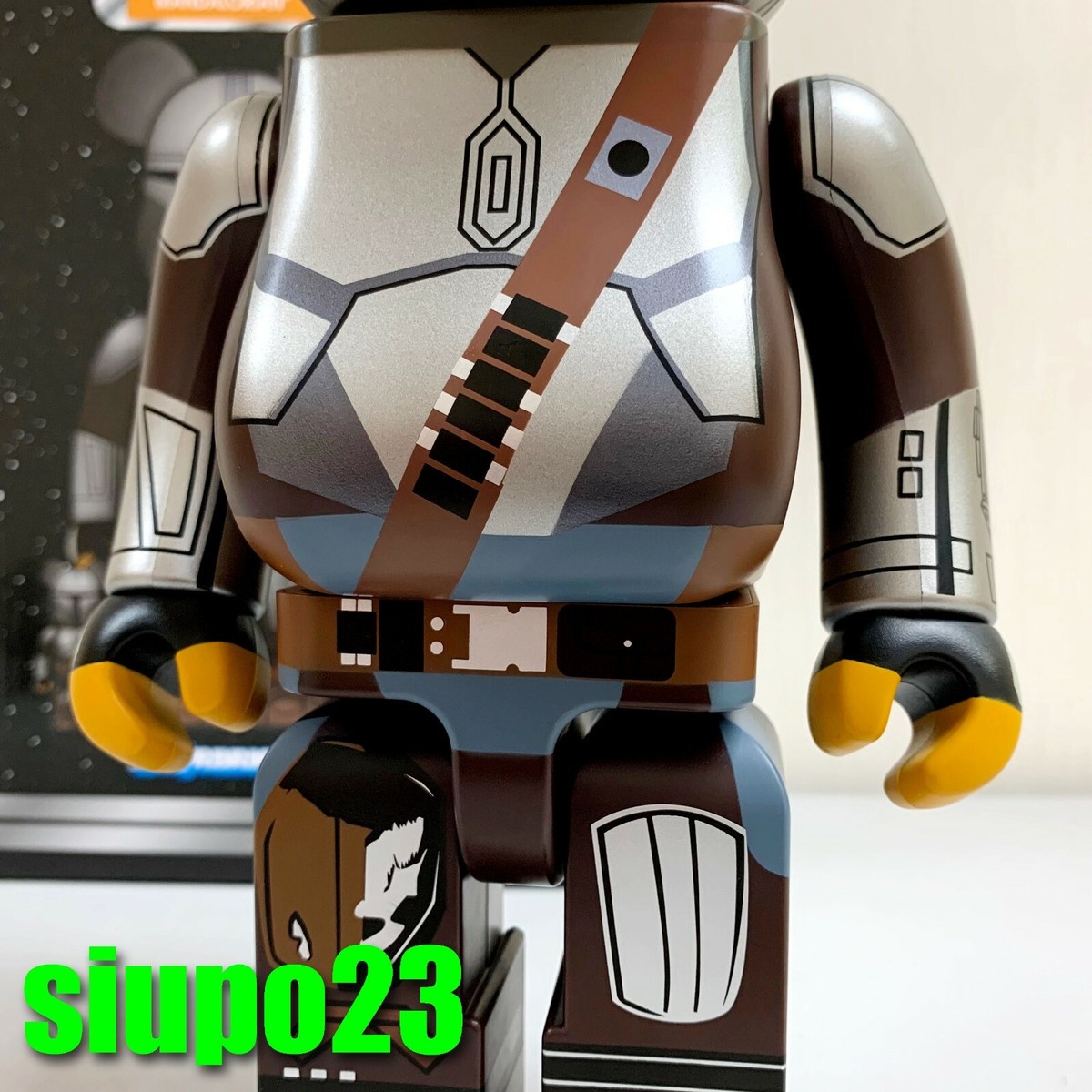 Medicom 400% + 100% Bearbrick ~ Star Wars Be@rbrick Mandalorian