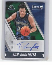 2015-16 Panini Threads #S-TGG Tom Gugliotta Signage #/199