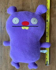 Ugly Doll TRUNKO 2008 Purple Red Nose Plush Stuffed Animal Toy 15"