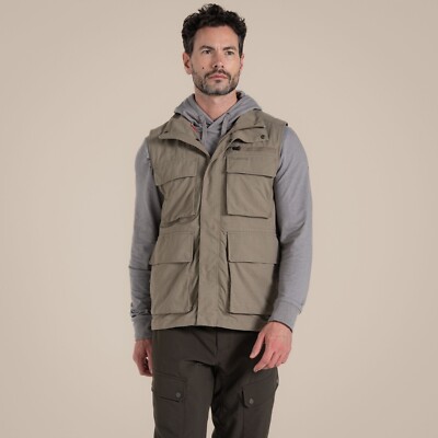 Craghoppers Herren NosiLife Adventure Gilet IV Pebble Größe ''S''