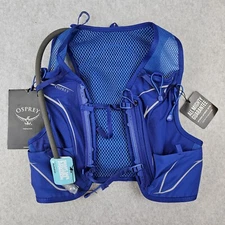 Osprey Duro 1.5L Running Vest Hydration Pack Blue Mens Small 30- 35" w/ Bladder