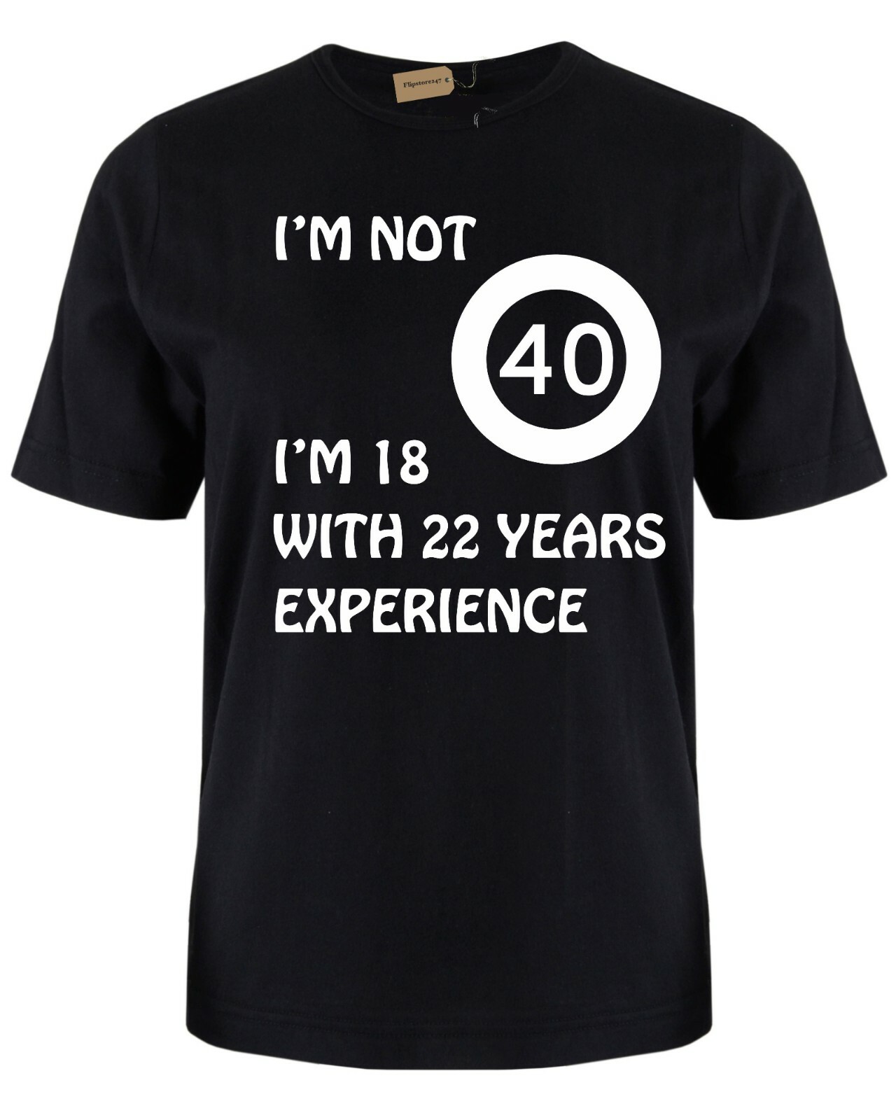 ALTRA Maglietta I'm Not 40 S XXXL Natale Compleanno 40 anni Regalo Divertente Mid life