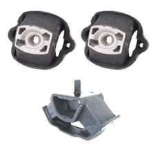 Set of 2 Engine Motor Mounts w/ Transmission Mount for Mercedes 300SD 420SEL