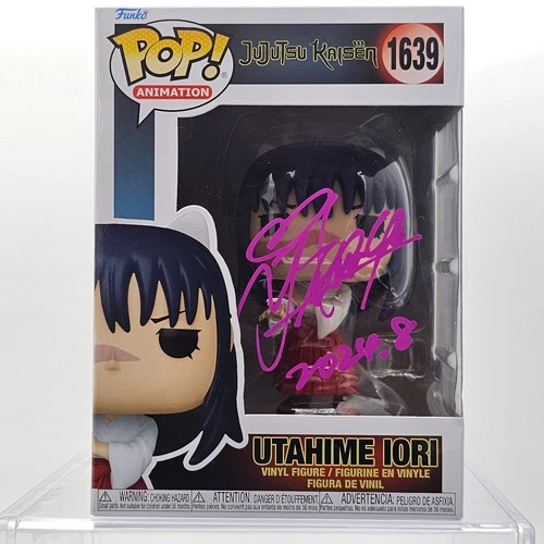 Funko Pop! Jujutsu Kaisen: Utahime Iori #1639 JVA SIGNED: Yoko Hikasa (MAS) READ