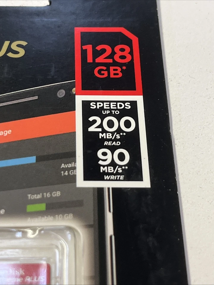 New SanDisk Extreme Plus 128GB microSDXC Card With Adapter - Image 3 of 4