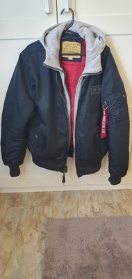   Alpha Industries Herren MA-1 D-Tec Herren Bomberjacke XL  Schwarz / Black   