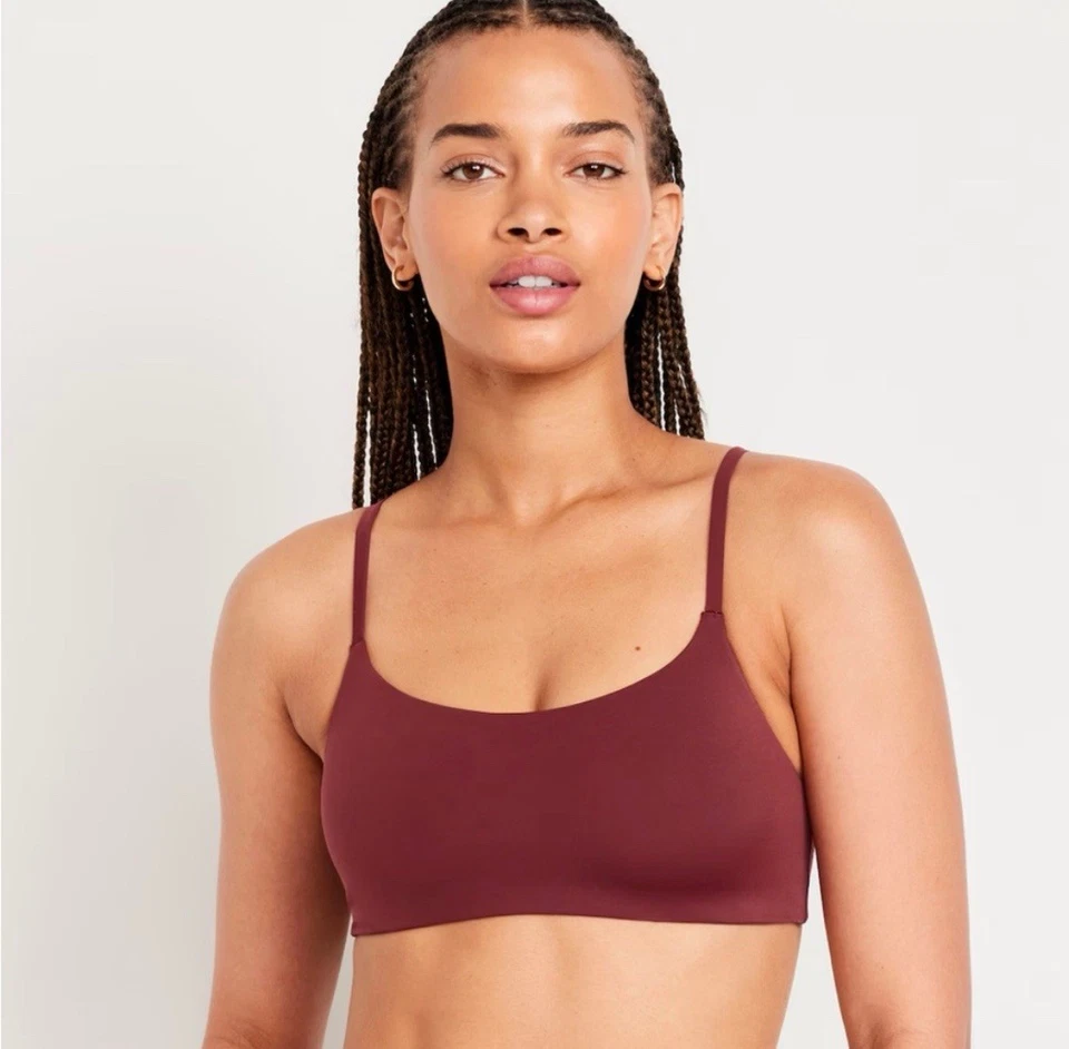 全新带标签 2 件 Old Navy 女式无展示文胸大号和大号 — 第 2/4 张图片