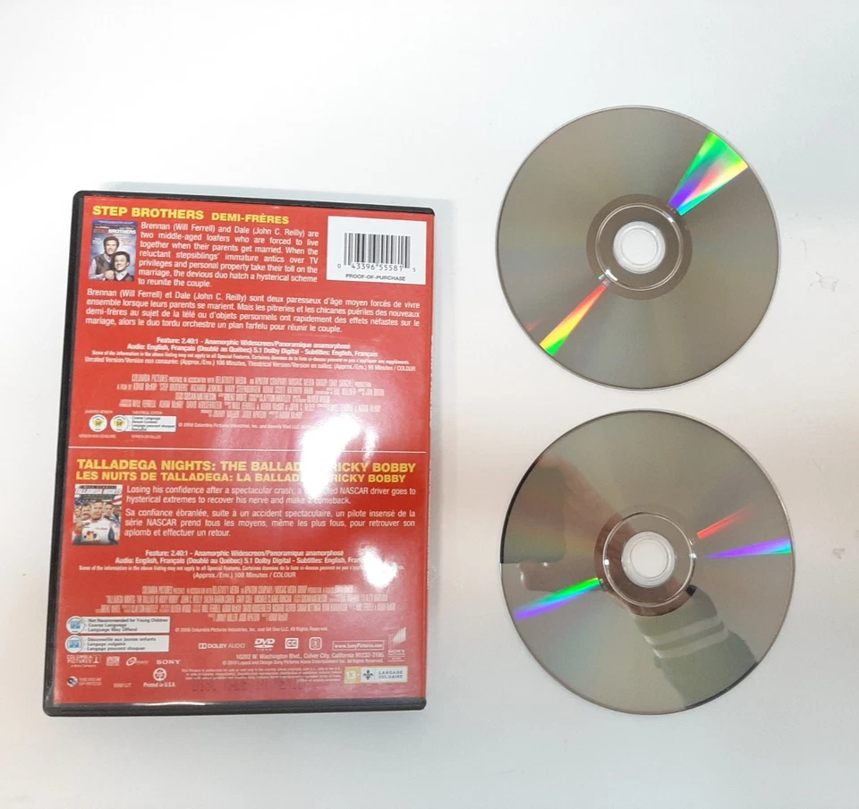 Double Feature: Step Brothers/Talladega Nights DVD 2019 - Image 2 of 2