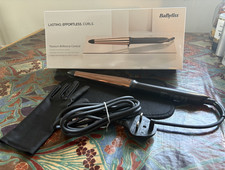 Image of BNIB BABYLISS TITANIUM BRILLIANCE CONICAL CURLING WAND 32-19mm rrp £48.00