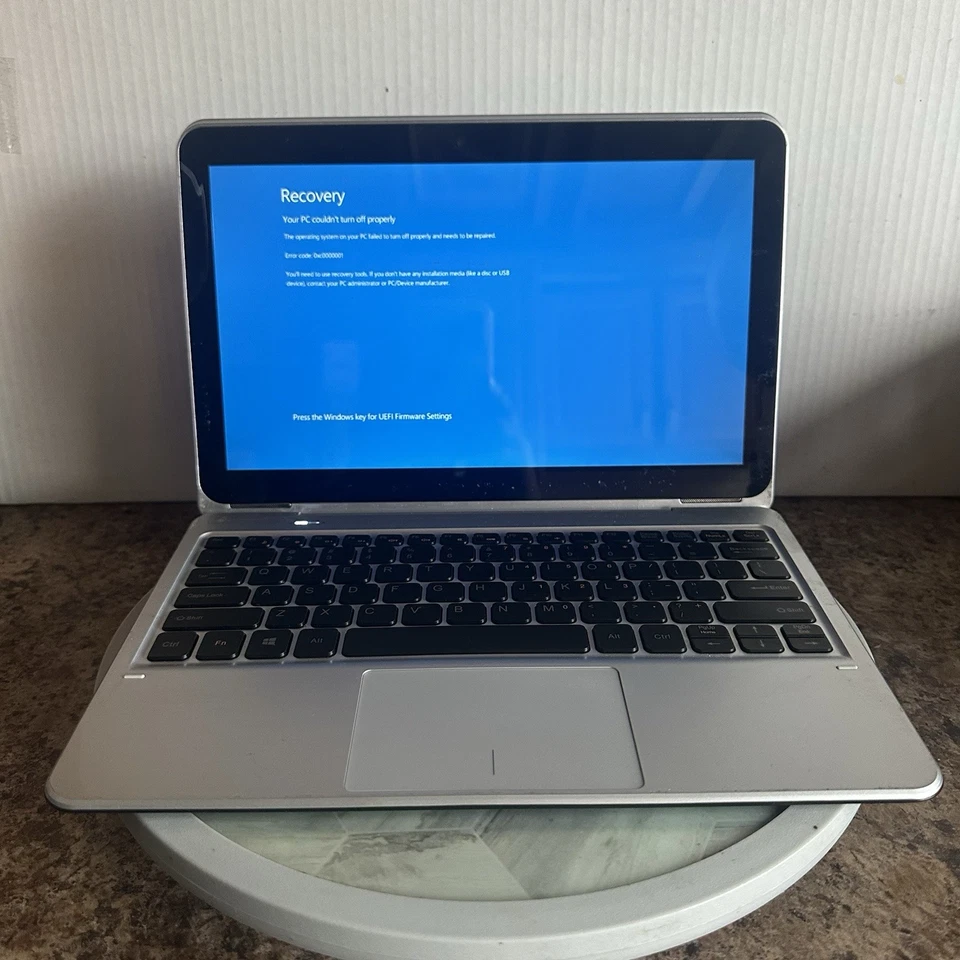 Tablet Nextbook Flexx 11A 2 en 1 Cuatro Núcleos Ventana 10 11.6" Pantalla Táctil Para Piezas Foto 3 de 4