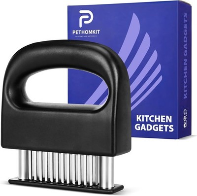 Meat Tenderizer Tool, 48 Stainless Steel Ultra Sharp Needle Blades Meat Tenderiz