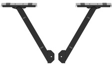 ProX XFH-B3SIDESHELF BL Lighting Side Mounting Shelf for B3 DJ Table Workstation