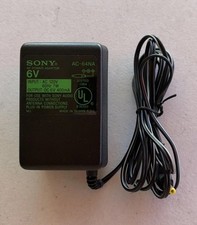 SONY AC Power Adaptor Supply 6V AC-64NA Audio AC 120V - DC 6V 400mA