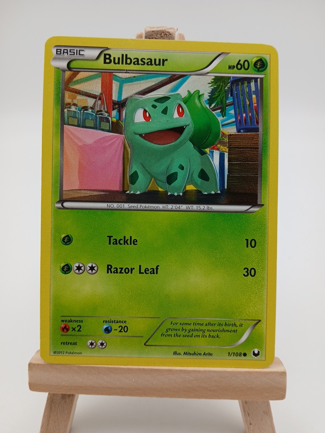 Bulbasaur 1/108 - Dark Explorers - Common LP Pokémon Card, 2012