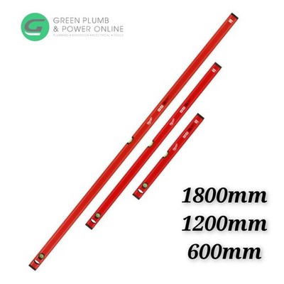 Milwaukee Slim Box Wasserwaage Set - 600 mm - 1200 mm - 1800 mm Dreierpack Wasserwaagen