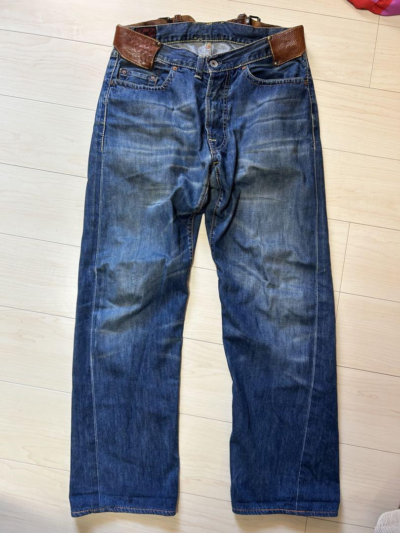 う*様 EVISU デニムジーンズNo.2 Lot.2000 size 32x3 EVISU エヴィス ジーンズ ジーパン デニムパンツ No.2 2000 朱耳