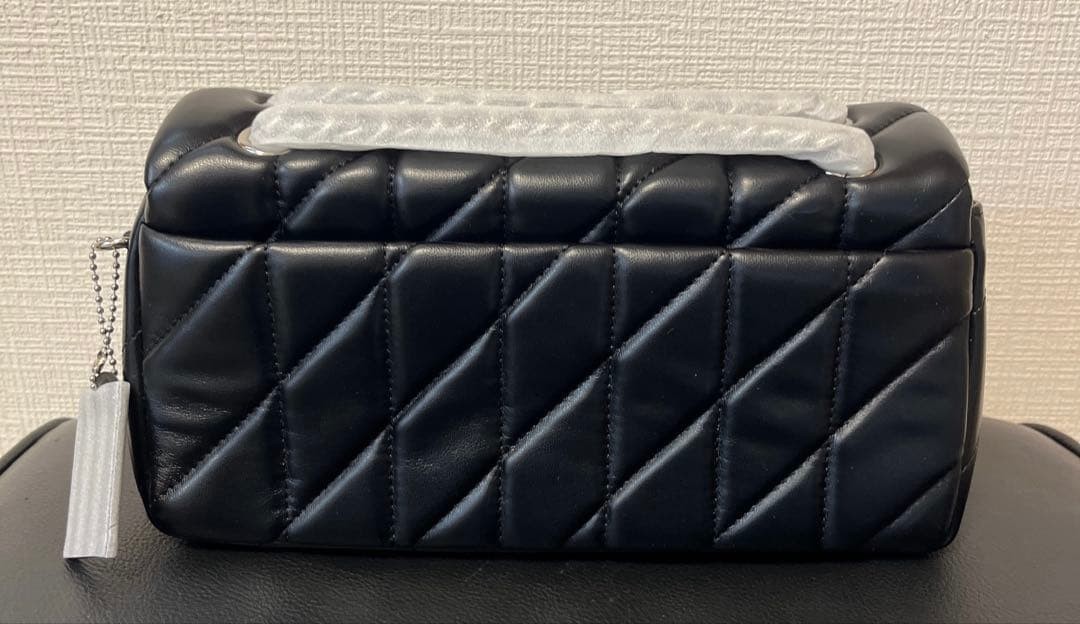 COACH Tabby Shoulder Bag 20 Quilted Black Hardware New Japan thumbnail 3