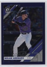 2019 Panini Donruss Optic Purple Stars Prizm 108/125 Nolan Arenado #200 7xr