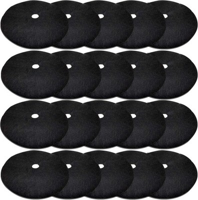 20 Pack 16.5 Inch Non-Woven Tree Mulch Ring - Degradable Tree Protector Mat, Reu