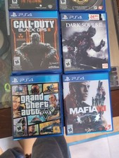Ps4 Lot 8 Game GTA5,Mafia3,Dark 3, COD 3 , Minecraft, Naruto PlayStation 4
