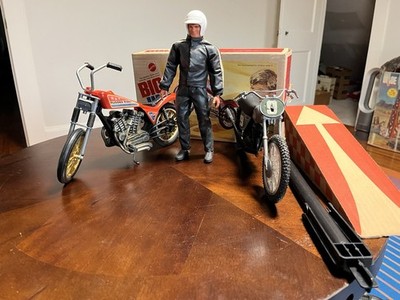 Big Jim Rugged Rider Motorcycle Mattel Box Beautiful Wolfpack
