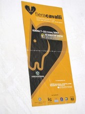 Brochure ticket fair horses fair international verona 2002 FEI cup