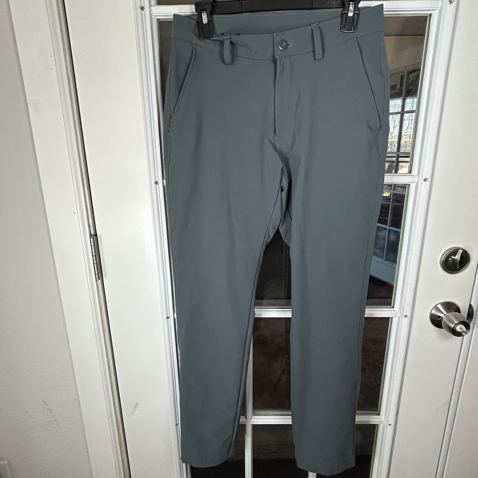 Under Armour Performance Pants Gray Flat Front Si… - image 1