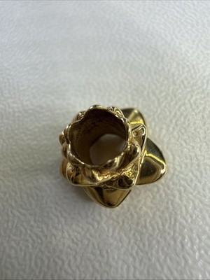 Trollbeads 18K Yellow Gold Small Lotus