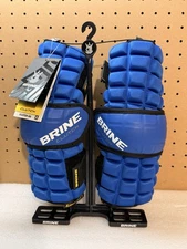 Brine Clutch Advance Lacrosse Arm Guards Medium Royal Blue New with Tags