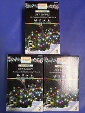 3 boxes Gemmy Orchestra of Lights Color Changing LED Net Lights NEW app contol