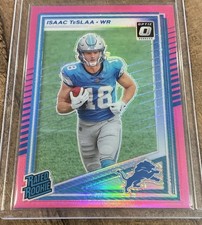 2025 Panini Donruss - Isaac Teslaa #338 Optic Preview Pink Prizm (RC)