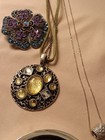 Gorgeous Lia Sophia Signed Jewelry Lot 08 Pieces Bracelets Necklaces Brooch — photo 4