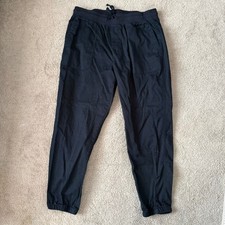 Gap 100 Cotton Women's Black Joggers Size Large